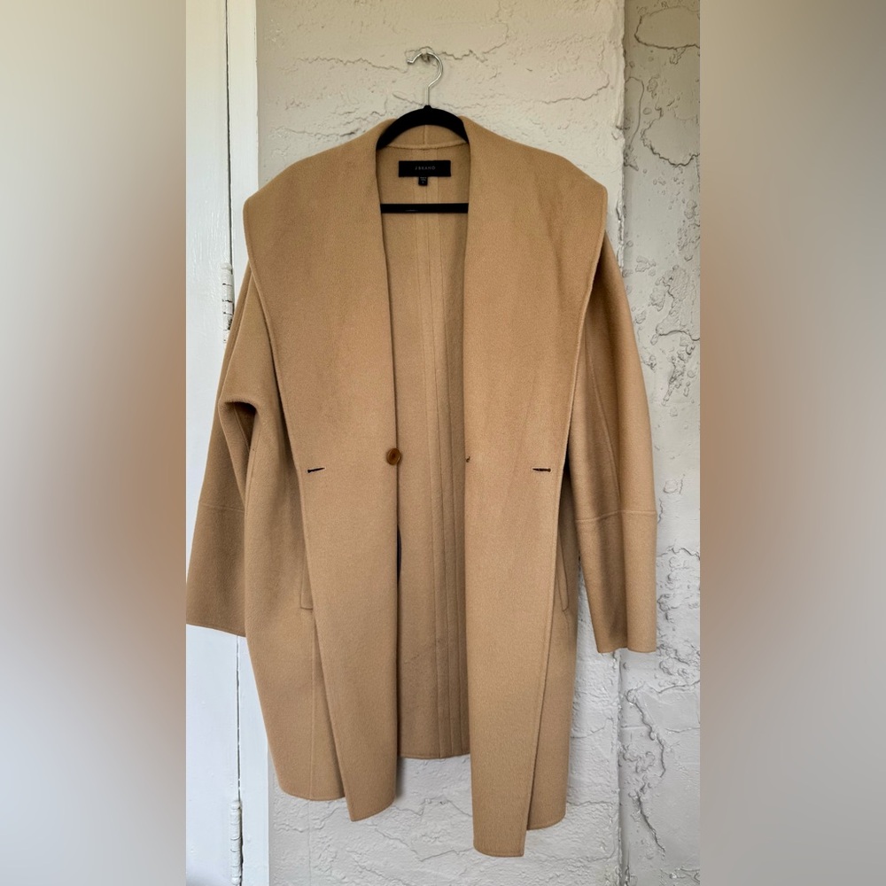 J Brand Tan Coat
